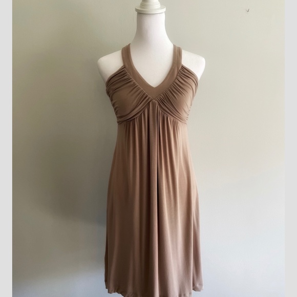 Calvin Klein Dresses & Skirts - Calvin Klein Empire Waist Dress Sleeveless Tan/Light Brown Size 6